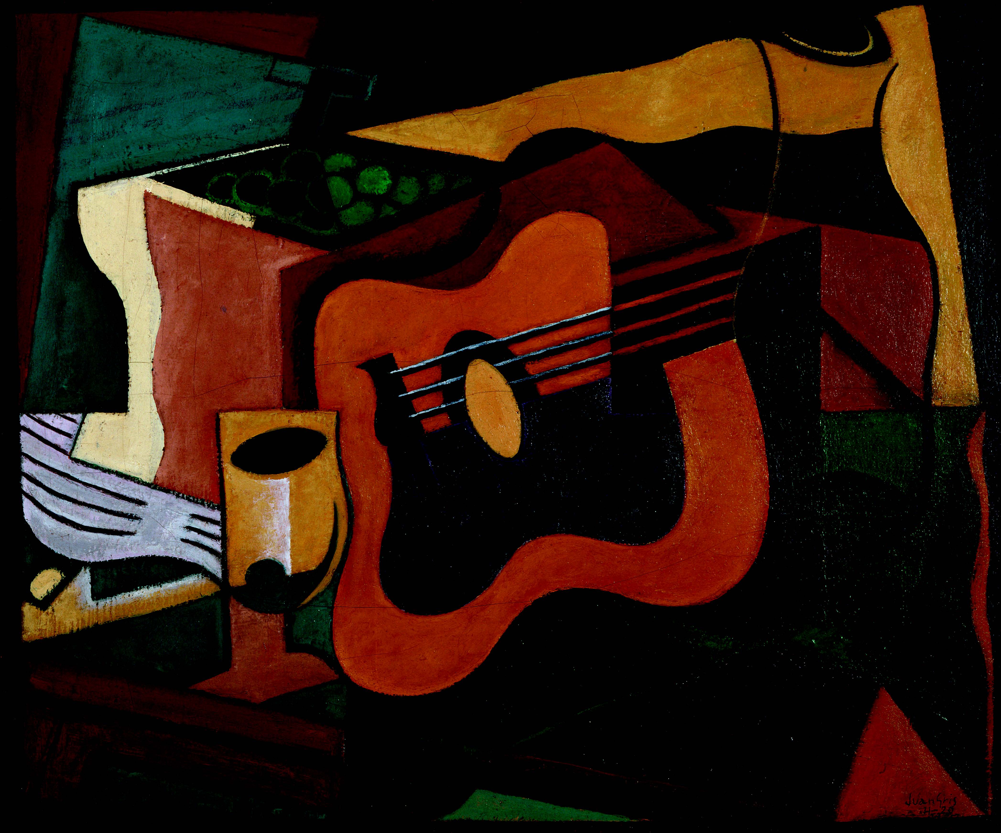 Juan Gris, Still Life with Guitar